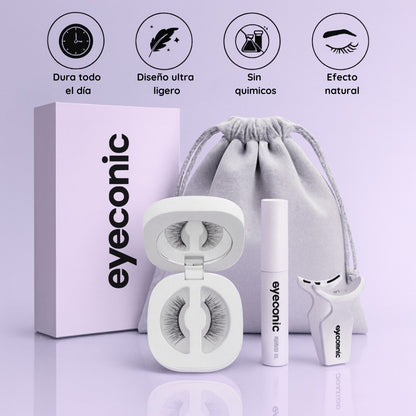 Pestañas Magnéticas Reutilizables Efecto 3D